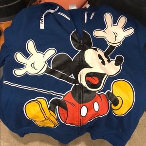 Mickey Mouse zip up hoodie